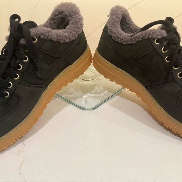 Nike Air Force 1 Black Thunder Grey Gum - Picture 5 of 12